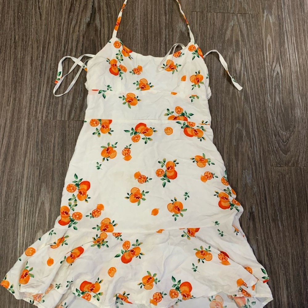 Hire mini halter dress